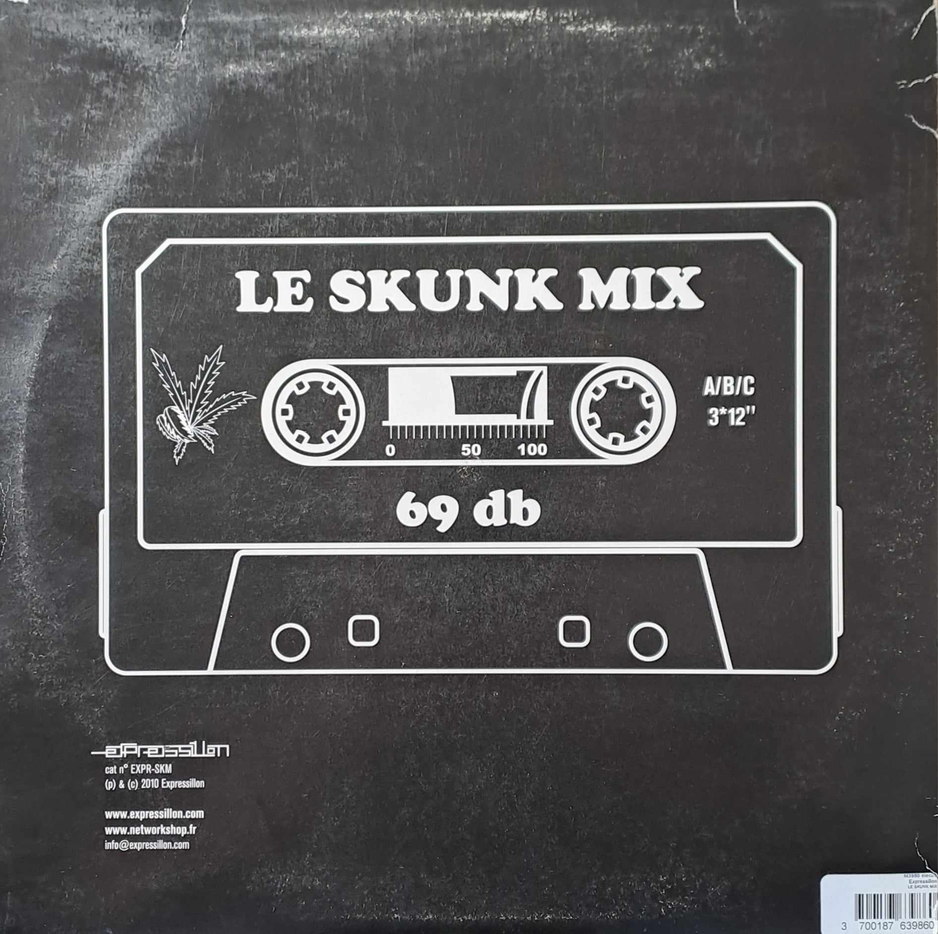 Expressillon Le Skunk Mix (triple album) - vinyle freetekno